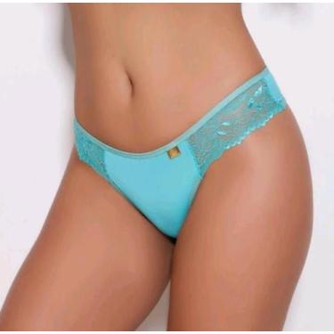 Imagem de 2 Calcinhas Paty em poliamida,fio duplo,renda,conforto - Deia, GG