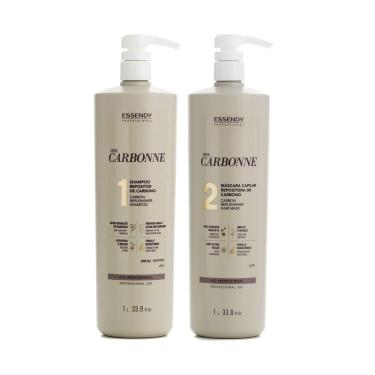 Imagem de Kit Carbonne Profissional Essendy Shampoo E Mascara (2 Produtos)