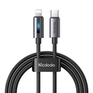 Imagem de Cabo Usb-C Para Lightning Com Led Turbo Pd 36w 1m Mcdodo