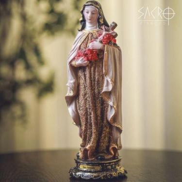Imagem de Imagem 30cm Santa Terezinha Resina Importada - SACRO