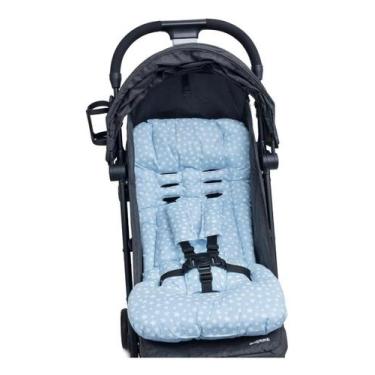 Imagem de Almofada Para Carrinho de Bebê Universal  - ESTRELA AZUL - CLICK TUDO
