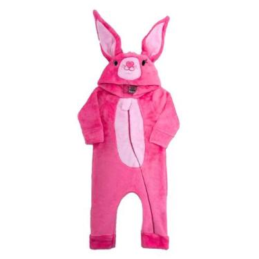 Imagem de Macacão Inverno Bichos Fleece Fantasia Animais Bebê Infantil - AG Indu