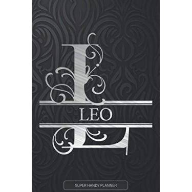 Imagem de Leo: Silver Letter L The Leo Name - Leo Name Custom Gift Planner Calendar Notebook Journal