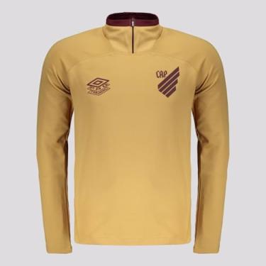 Imagem de Blusão Umbro Athletico Paranaense Treino Comissão 2025 Dourada