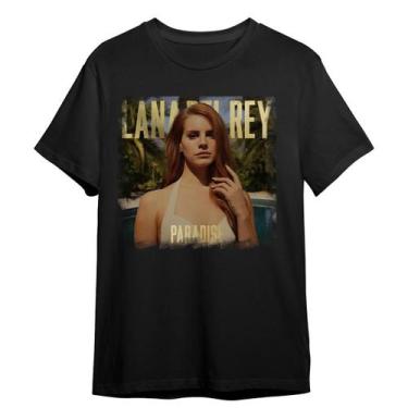 Imagem de Camiseta Basica Cantora Lana Del Rey Album Paradise Unissex - Abstract