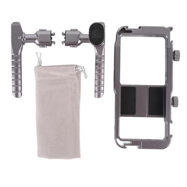 Imagem de Liberação Rápida Kit de Vídeo Rig Kit de Telefone Handheld Cage Com 2 Alças Rigação de Estabilizador de Vídeo Com Montagem de Sapato Frio 1/4in 3/8 Polegada de Parafuso