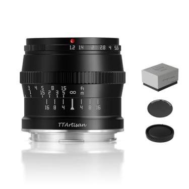 Imagem de TTArtisan Lente de foco manual de grande abertura F1.2 APS-C de 50 mm para câmera Leica L Mount como Leica T TL CL TL2 para modo Sigma FP APS-C