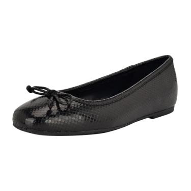 Imagem de Calvin Klein Sapatilha feminina Bronte Ballet, Black Snake 009, 34
