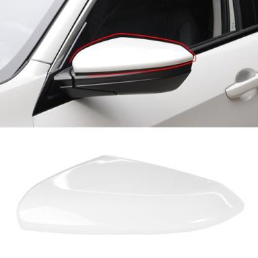 Imagem de OWITAT Compatível com Honda Civic 2016-2021 Capa de espelho lateral esquerdo do motorista, substituição da capa do espelho retrovisor para 10ª geração Civic, 2019-2022 Insight Platinum White Pearl LH