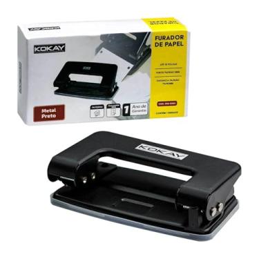 Imagem de Perfurador de Papel 2 Furos para até 12 Folhas, KOKAY