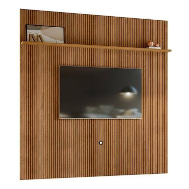 Imagem de Painel Piso-teto New Guaporé Cumaru Para Tv Até 75 Madetec Cumaru