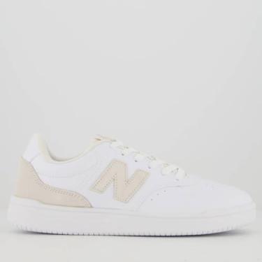 Imagem de Tênis New Balance BB80, Branco e Bege, Tamanho 42