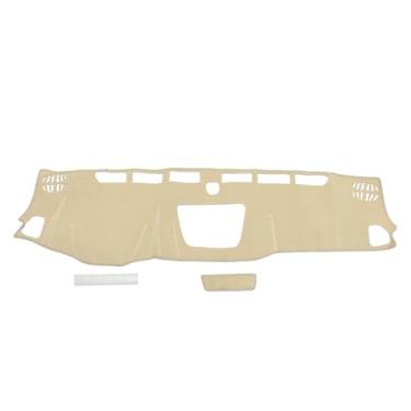 Imagem de REPAIROCK Capa de painel para Chevrolet Colorado 2015-2022 Tapete de painel antiderrapante Tapete de painel de poliéster para console central tapete bege