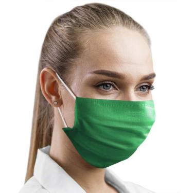 Imagem de Máscara de Proteção Respiratória Tecido Lavável Verde Artipé - Artipe