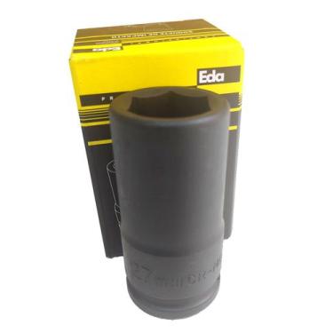 Imagem de Soquete Pito De Impacto Longo 27mm Sextavado 3/4 Pneumática - EDA