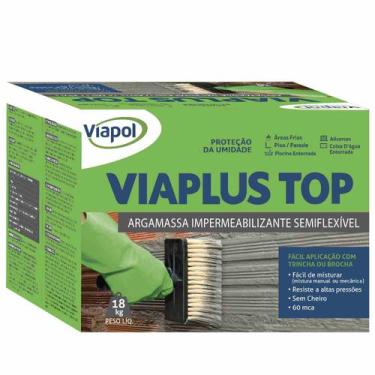Imagem de Revestimento Impermeabilizante Semiflexível Viaplus Top 18kg Viapol