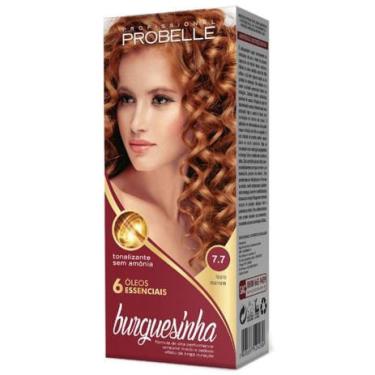 Imagem de Tonalizante Burguesinha 7.7 Louro Marrom Probelle 50ml probelle