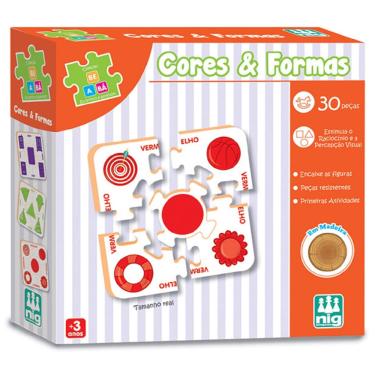 Imagem de Jogo Educativo De Encaixar Cores E Formas - nig Brinquedos