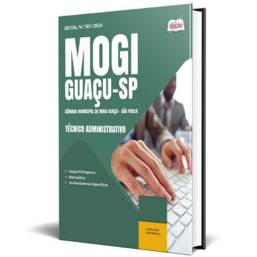 Imagem de Apostila Câmara Mogi Guaçu Sp 2025 - Técnico Administrativo