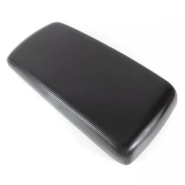 Imagem de Vigoraze Capa de apoio de braço para tampa de console central de couro preta compatível com Dodge Charger 2008 2009 2010