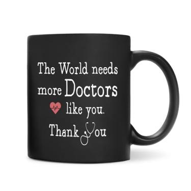 Imagem de QASHWEY Caneca de médico, presentes médicos, canecas de café, presentes de apreciação de médicos, presente de xícara de chá para mulheres e homens, The World Needs More Doctors Like You DoctorCoffee