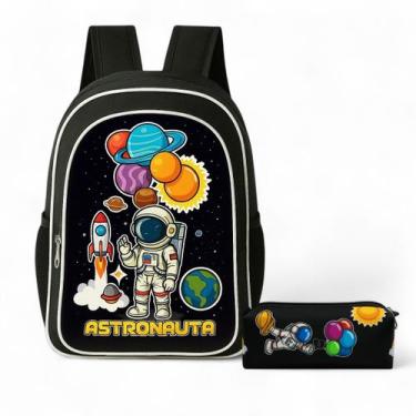 Imagem de Mochila Infantil Escolar Bolsa Masculina Criança Menino Reforçado + Es