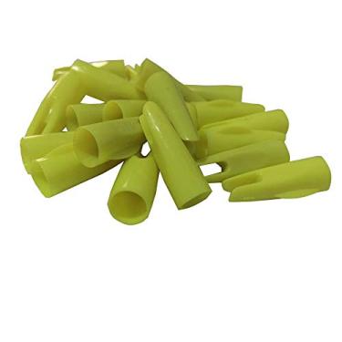 Imagem de JIEXI HWYP Arcos compostos de caça com arco de flecha de plástico para flechas de 5/40.6 cm, pacote com 50 (amarelo)
