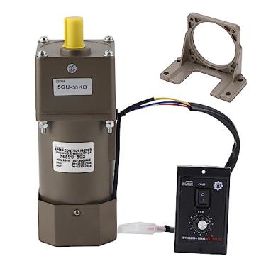 Imagem de AC 90W Fase de fase monofina Desaceleração do motor de engrenagem Ajusta ajustável (Taxa de redução de velocidade 50k)