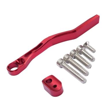 Imagem de Apanhador de Corrente de Bicicleta, Guia de Liga de Liga de Alumínio Drop Catcher Bike Road Bike Chain Drop Keeper para Andar de Bicicleta (Vermelho)