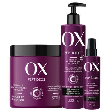 Imagem de Kit Ox Peptídeos Tratamento Completo de Cachos - OX COSMÉTICOS