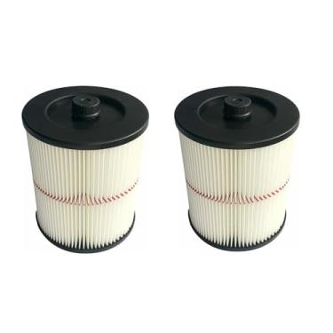 Imagem de Pacote com 2 cartuchos de substituição Amigriki 17816 filtro HEPA compatível com peças de aspirador de pó 9-17816 atuais 5 galões e acima