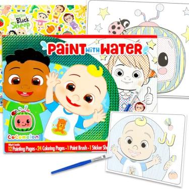 Imagem de Cocomelon Paint with Water Set for Kids, Toddlers Age 3+ - Bundle with 40 Page Cute Cartoon Mess-Free Water Coloring Book for Ages 3 4 5 6 7 8 and More | Cocomelon No-Mess Arts and Crafts