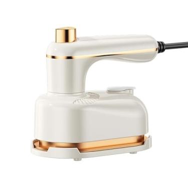 Imagem de DeepCrush Ferro De Passar Portátil, Mini A Vapor Para Roupas, Vaporizador Roupas Giratório 180° Viagens, Suporte Máquina Roupa Seca E Molhada, Casa, Presentes (Branco)