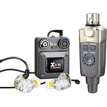Imagem de Xvive Sistema de monitor intra-auricular sem fio U4T9 com fone de ouvido T9 2BAD IEM pessoal para estúdio, ensaio de banda, performance ao vivo