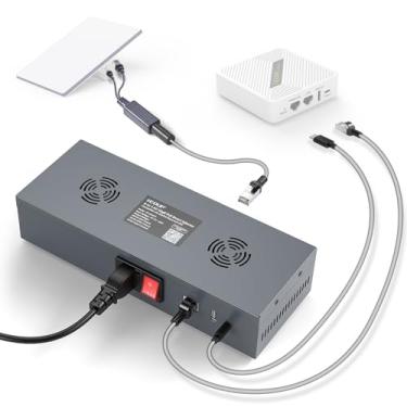 Imagem de SURVADV Kit Adaptador Divisor Starlink Mini Poe, 180 W Gige Passivo E Proteção Esd, De Alimentação Dc Stalink Com Saídas Usb C Conversor Elevador, Ca 110-260 V Para 48 V/3 A Antena Star Link