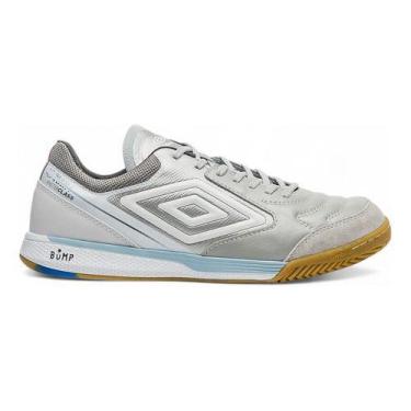 Imagem de Chuteira Futsal Umbro Adamant Master Class Pro Bump, Cinza, Claro, 39 