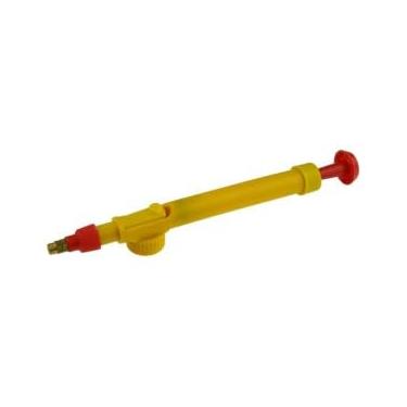Imagem de Pulverizador Manual para Garrafa Pet, 29 cm, Vermelho/Amarelo, com Canudo de Sucção