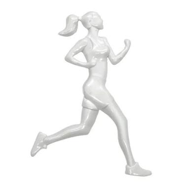 Imagem de Emblema Ictus Corredora Branco Imã Adesivo Carro Geladeira