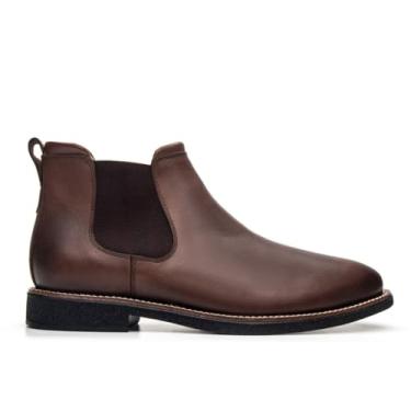 Imagem de Bota Botina Chelsea Masculina Couro Legitimo Macio Resistente Tabaco (Tabaco, BR, Adulto, Numérico, 43)
