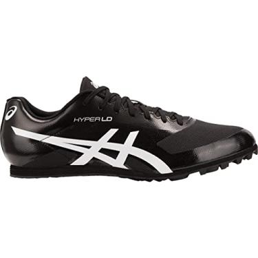 Imagem de Tênis unissex ASICS Hyper LD 6 Track & Field, Black/White, 8.5 Wide Women/7 Men