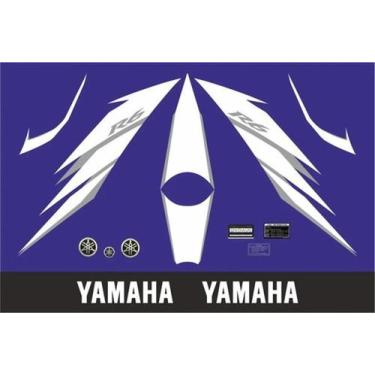 Imagem de Kit De Adesivos Compatível Com Yamaha R6 2006 ul Europeia - Spts