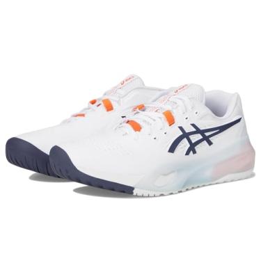 Imagem de ASICS Tênis masculino Gel-Resolution X, Branco/índigo neblina, 47