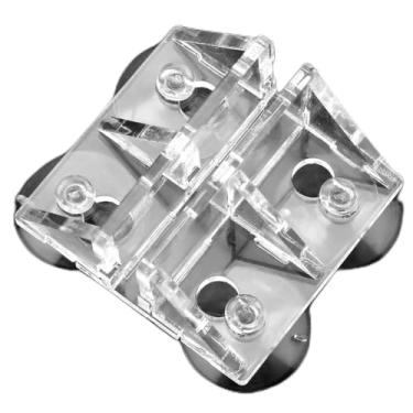 Imagem de Clipe de placa de isolamento de tanque de peixes clipe de divisória de aquário placa de isolamento divisor filtro placa de separação ventosa placa de isolamento (P)