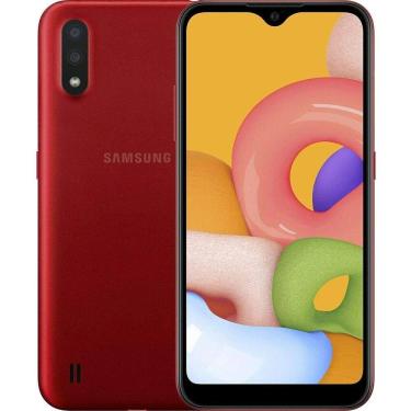 Imagem de Smartphone Samsung Galaxy A01 32GB 4G Android 10.0 Tela 5.7 Octa-Core Câmera 13MP ANATEL!