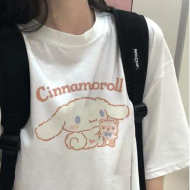 Imagem de Camiseta Cinnamoroll Unissex - sneko, Branco, G babylook