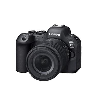 Imagem de Canon A câmera sem espelho EOS R6 Mark II RF24-105 mm F4-7.1 é um kit de lentes STM, câmera híbrida de quadro completo, sensor CMOS de 24,2 megapixels, recursos de foto e vídeo, preto