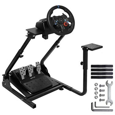 Imagem de Wilk Suporte de volante G920 para Logitech G25 G27 G29 G923 com inclinação ajustável para simulador de corrida (roda e pedais não incluídos)