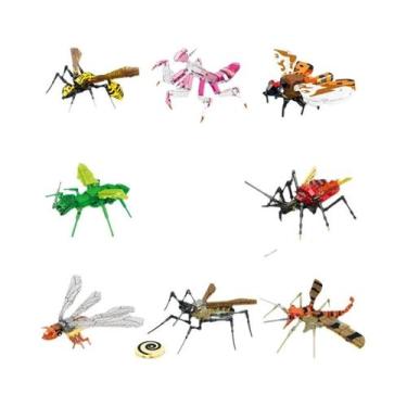 Imagem de Blocos De Construção De Modelo De Inseto Moc Para Crianças Fly Bee Cit