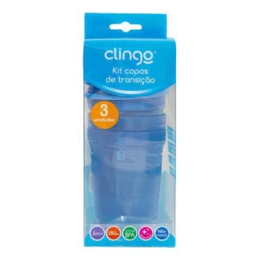 Imagem de Kit Copos De Transicao Com 03 Unidades - Azul BRASBABY
