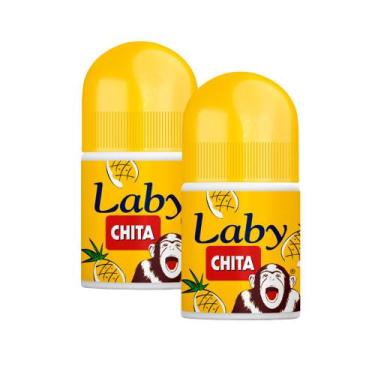 Imagem de Kit 2 Protetor Labial Laby Chita FPS 8 Abacaxi 3,5